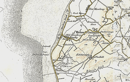 Old map of Mawbray in 1901-1905