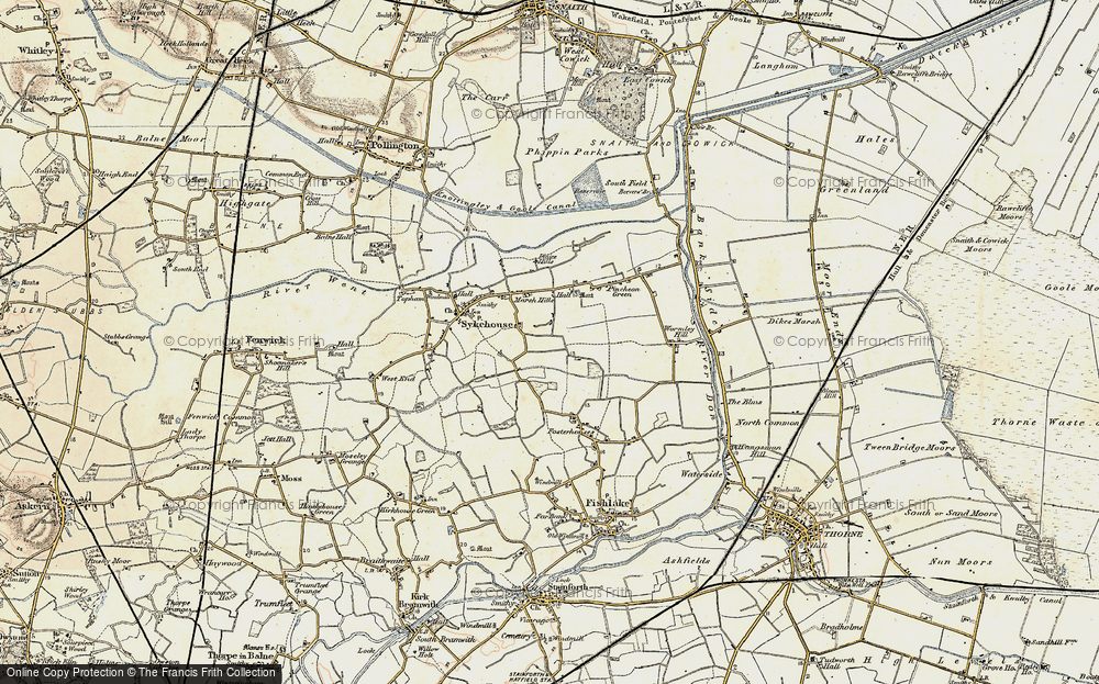 Old Map of Mawson Green, 1903 in 1903
