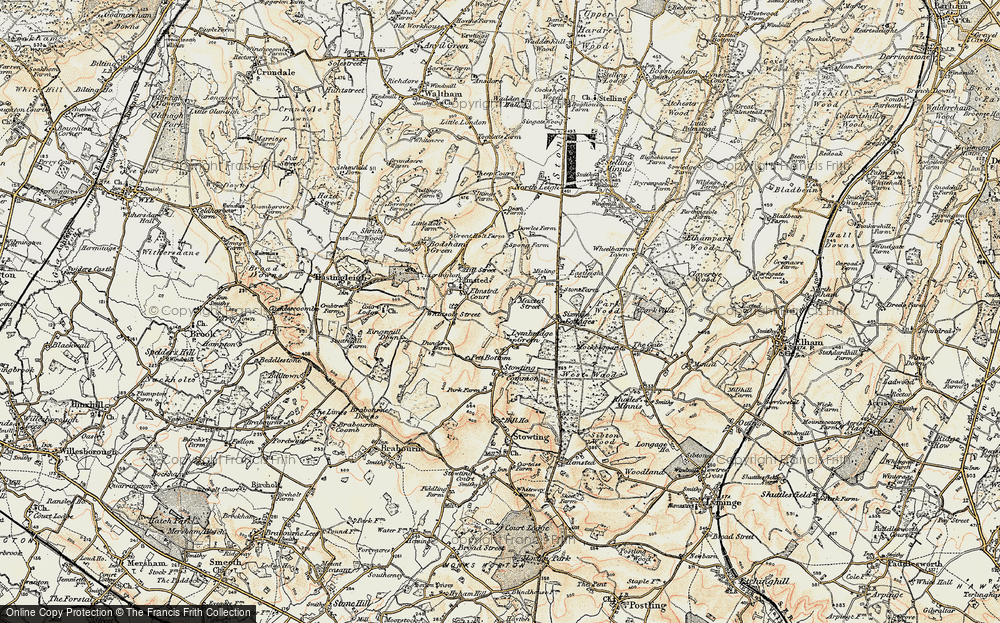 Old Map of Maxted Street, 1898-1899 in 1898-1899