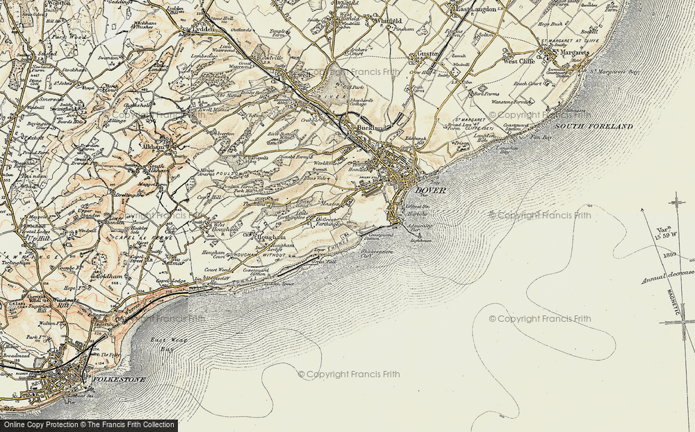 Old Map of Maxton, 1898-1899 in 1898-1899
