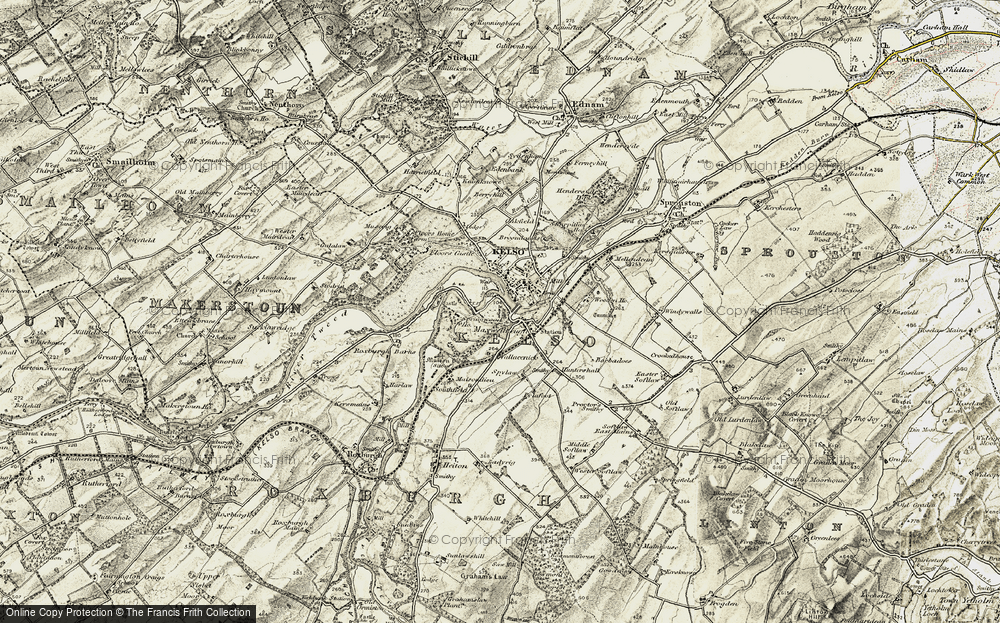 Old Map of Maxwellheugh, 1901-1904 in 1901-1904