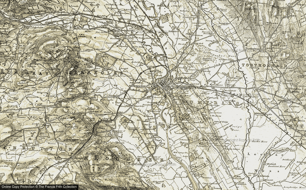 Old Map of Maxwelltown, 1901-1905 in 1901-1905