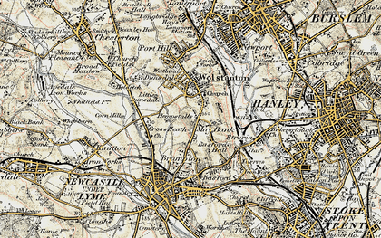 Old map of May Bank in 1902