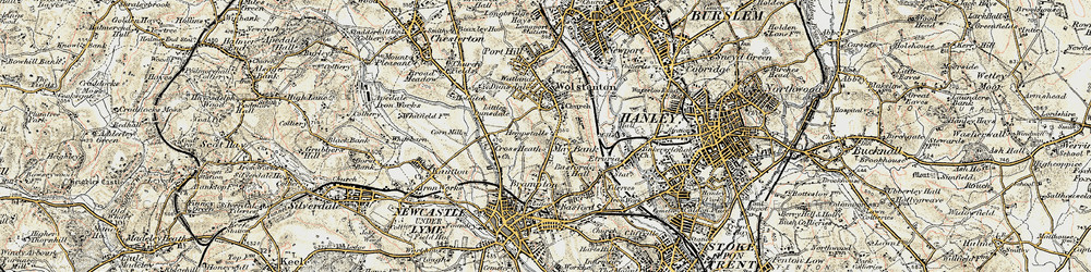 Old map of May Bank in 1902