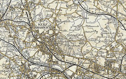 Old map of Mayer's Green in 1902
