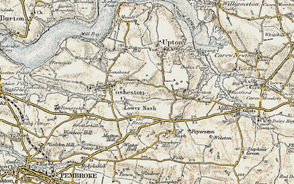 Old map of Mayeston in 1901-1912