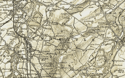 Old map of Mayfield in 1903-1904