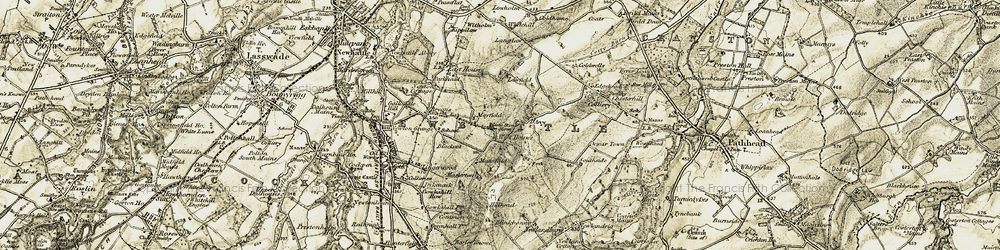 Old map of Mayfield in 1903-1904