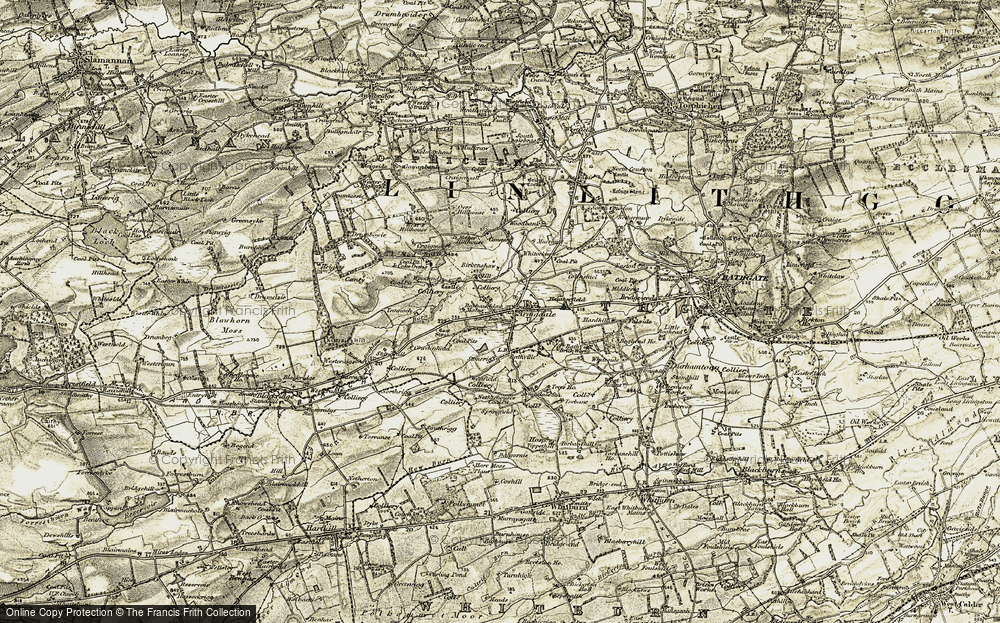 Old Map of Mayfield, 1904 in 1904