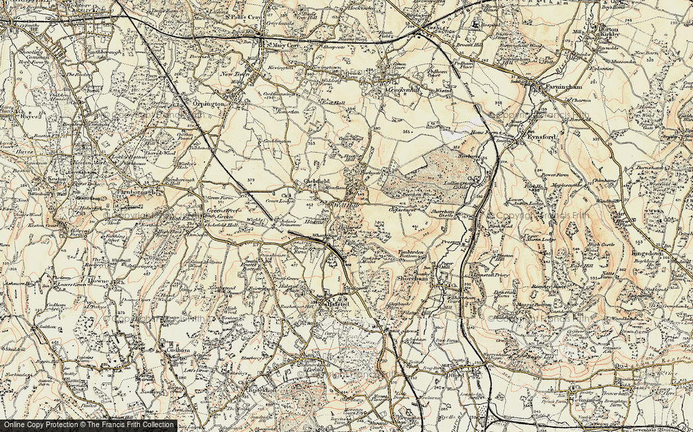 Old Map of Maypole, 1898 in 1898