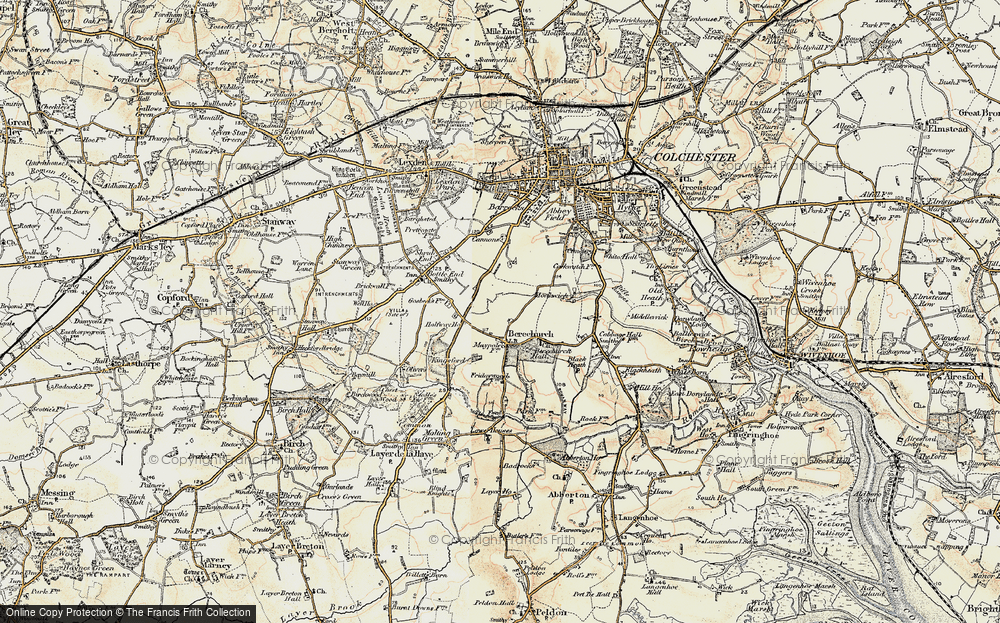 Old Map of Maypole Green, 1898-1899 in 1898-1899