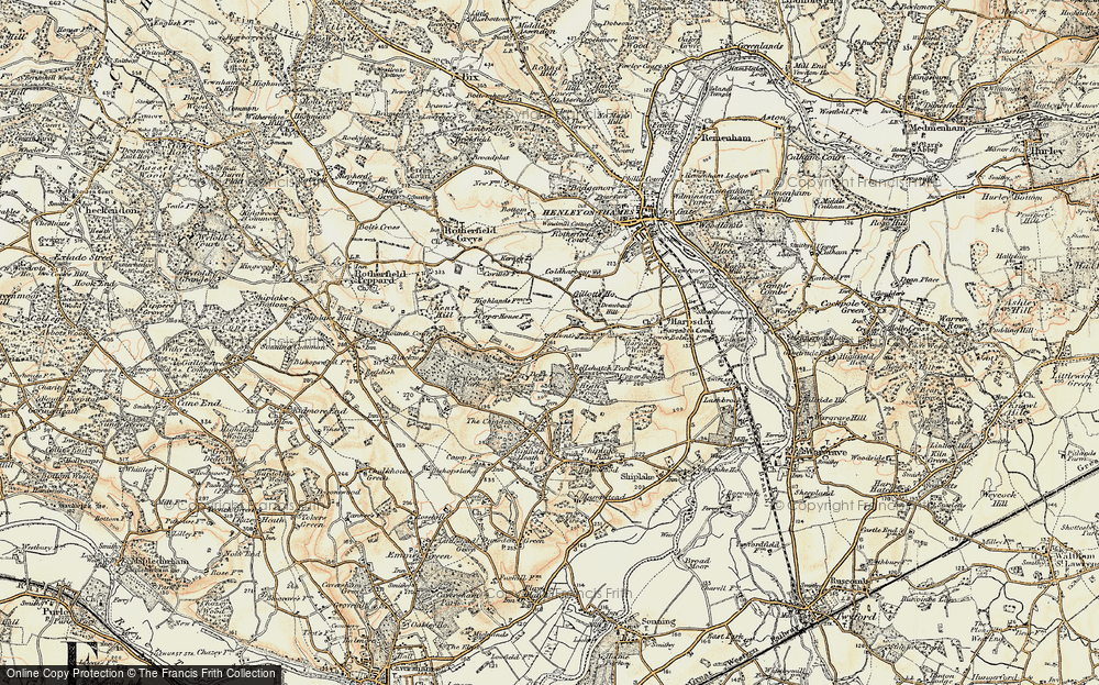 Old Map of Mays Green, 1897-1909 in 1897-1909