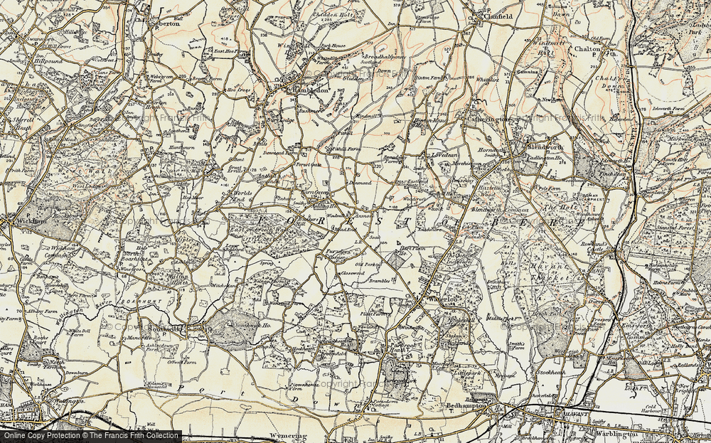 Old Map of Mead End, 1897-1899 in 1897-1899