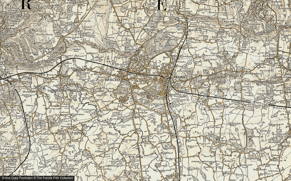 Old Map of Mead Vale, 1898-1909 in 1898-1909