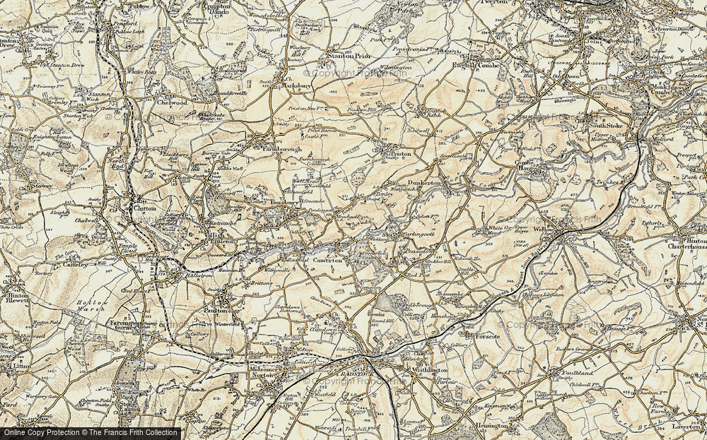 Old Map of Meadgate, 1899 in 1899
