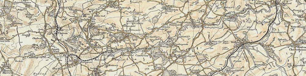 Old map of Meadgate in 1899
