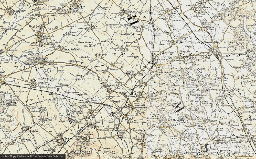 Old Map of Meadle, 1897-1898 in 1897-1898