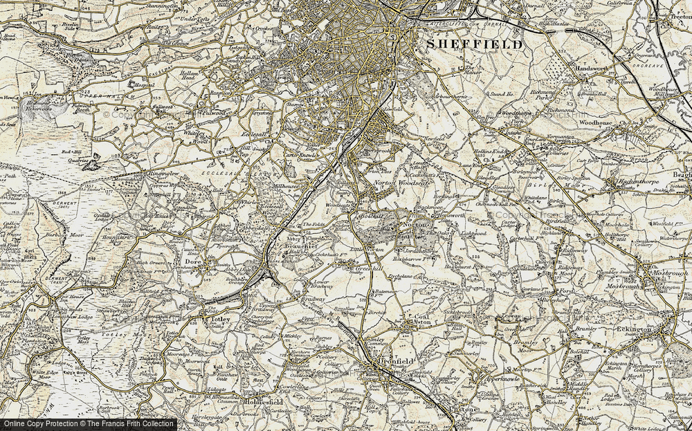 Old Map of Meadow Head, 1902-1903 in 1902-1903
