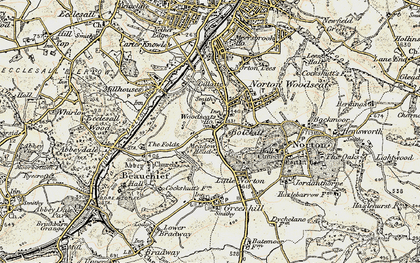 Old map of Meadow Head in 1902-1903