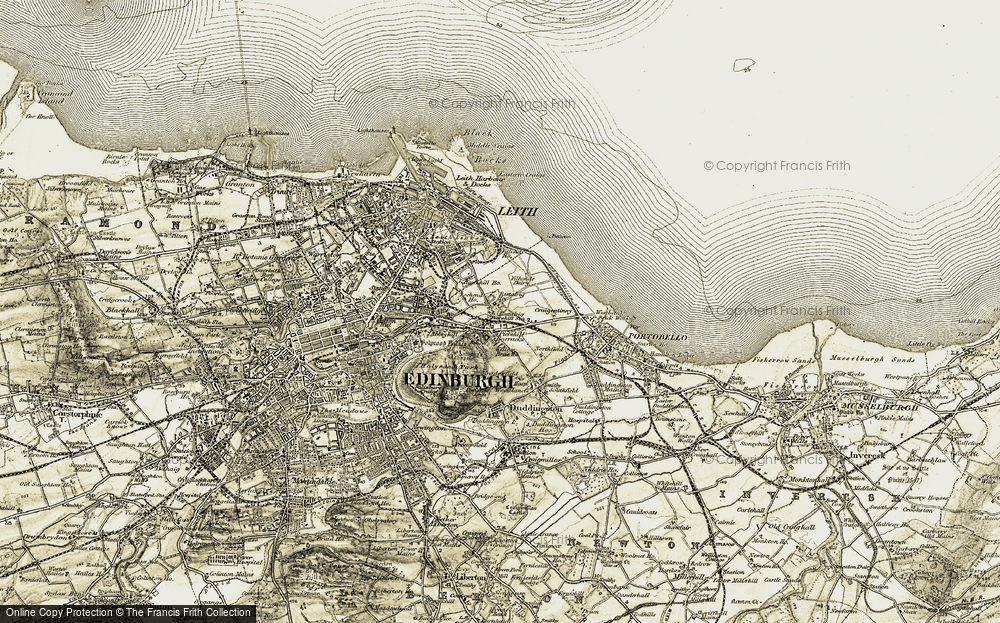 Old Map of Meadowbank, 1903-1906 in 1903-1906