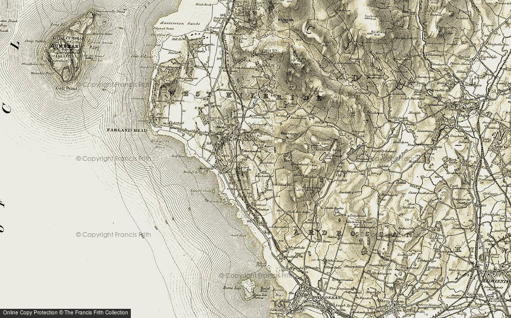 Old Map of Meadowfoot, 1905-1906 in 1905-1906