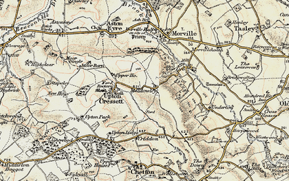 Old map of Meadowley in 1902