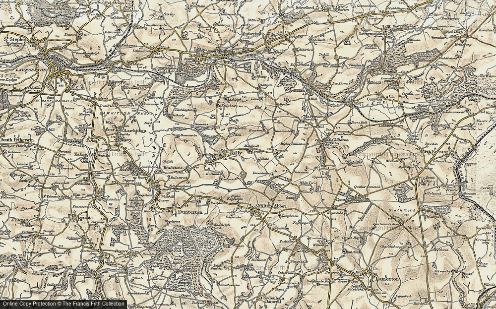 Old Map of Meadwell, 1899-1900 in 1899-1900