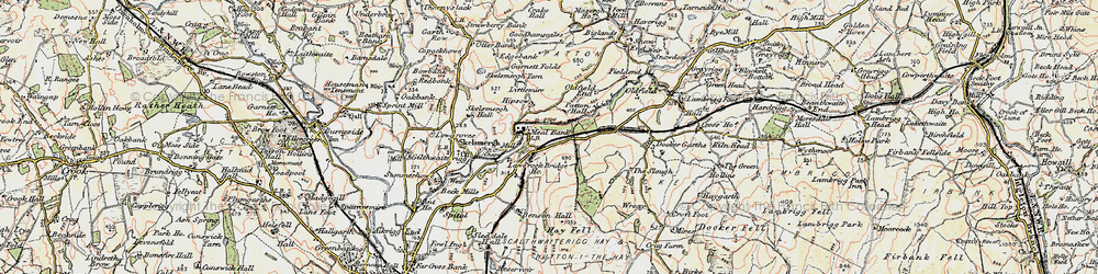 Old map of Benson Knott in 1903-1904
