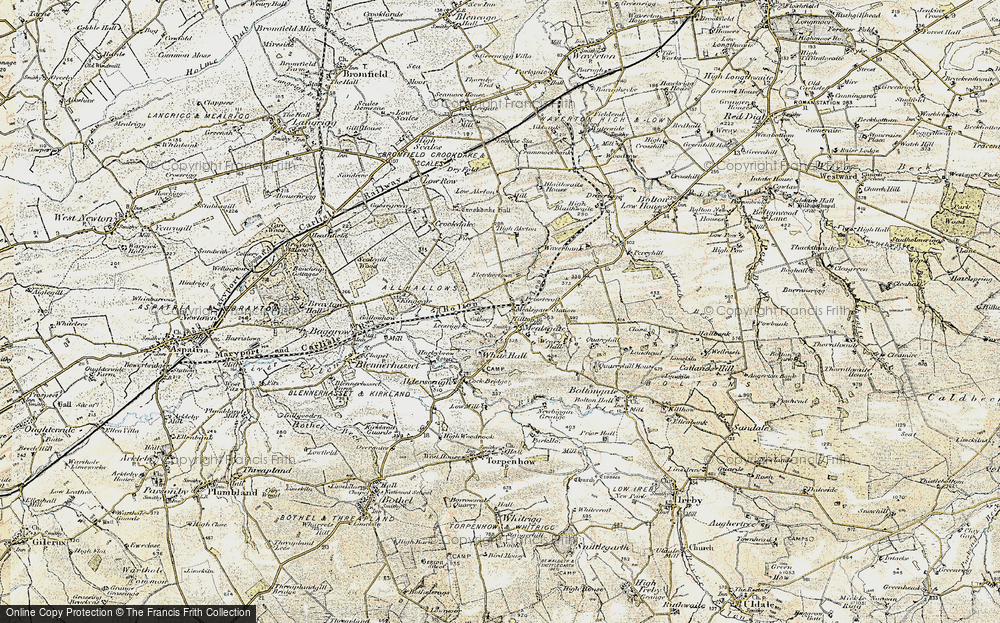 Old Map of Mealsgate, 1901-1904 in 1901-1904