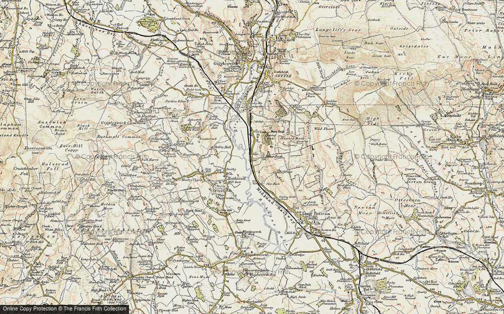 Old Map of Mearbeck, 1903-1904 in 1903-1904