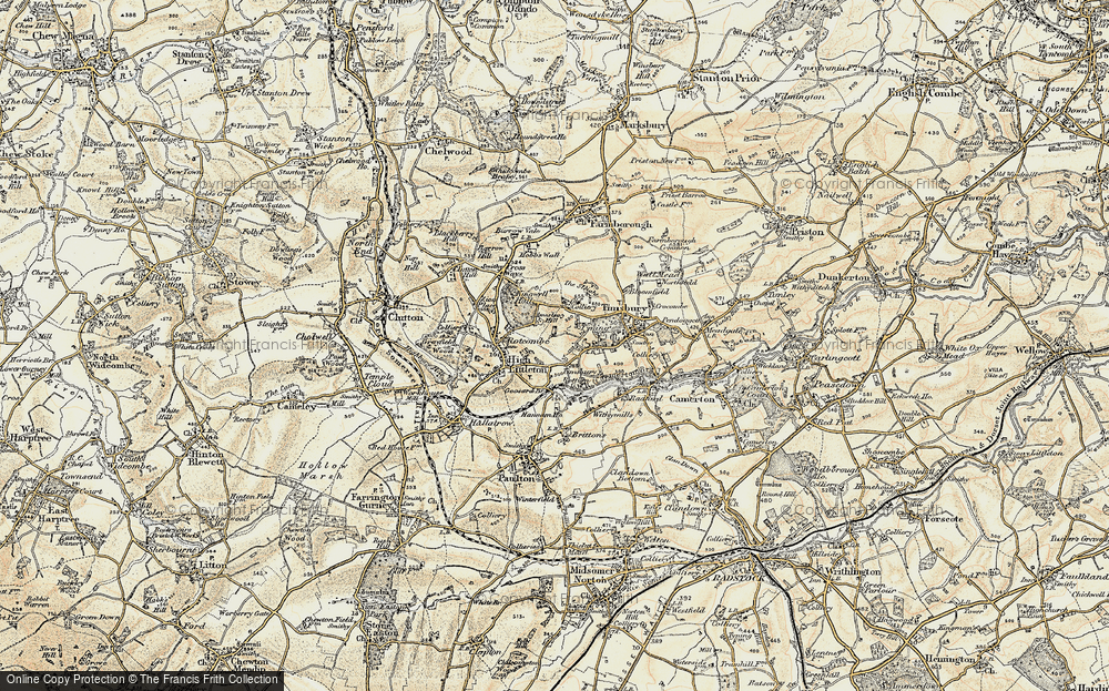 Old Map of Mearns, 1899 in 1899