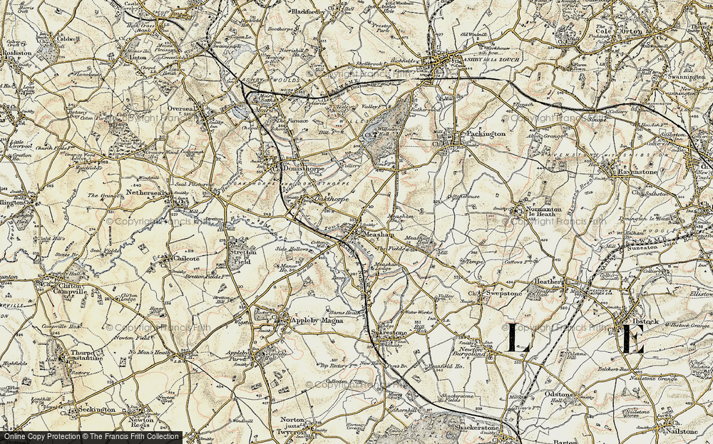 Old Map of Measham, 1902-1903 in 1902-1903