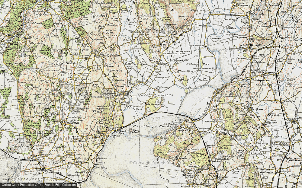 Old Map of Meathop, 1903-1904 in 1903-1904