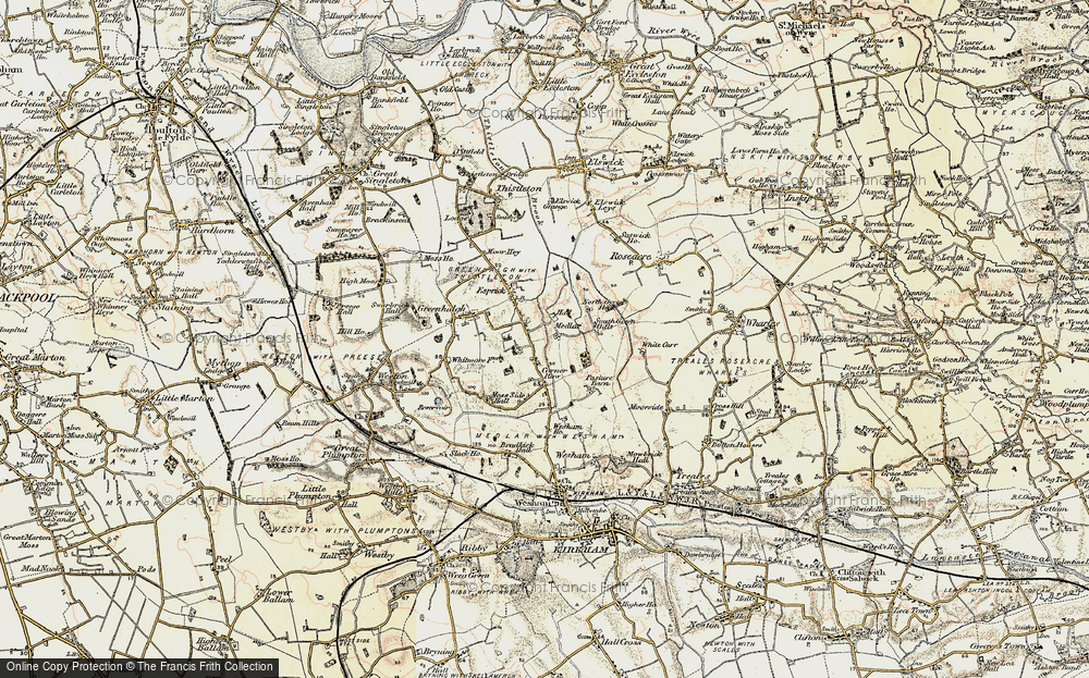 Old Map of Medlar, 1903-1904 in 1903-1904