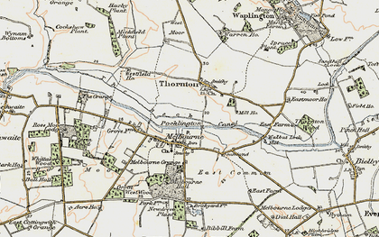 Old map of Melbourne in 1903