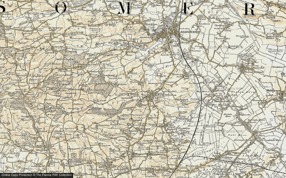 Old Map of Melcombe, 1898-1900 in 1898-1900