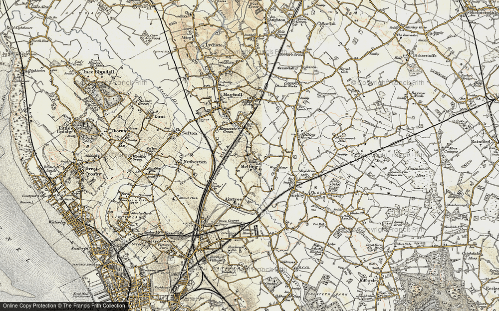 Old Map of Melling, 1902-1903 in 1902-1903