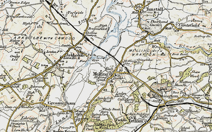 Old map of Melling in 1903-1904