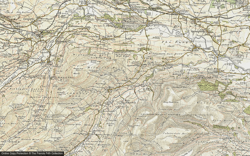 Old Map of Melmerby, 1903-1904 in 1903-1904