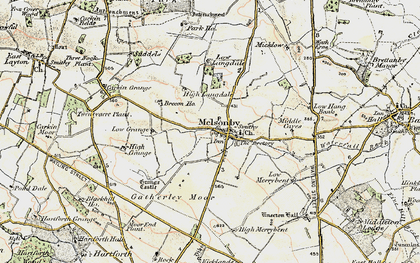 Old map of Brecon Ho in 1903-1904