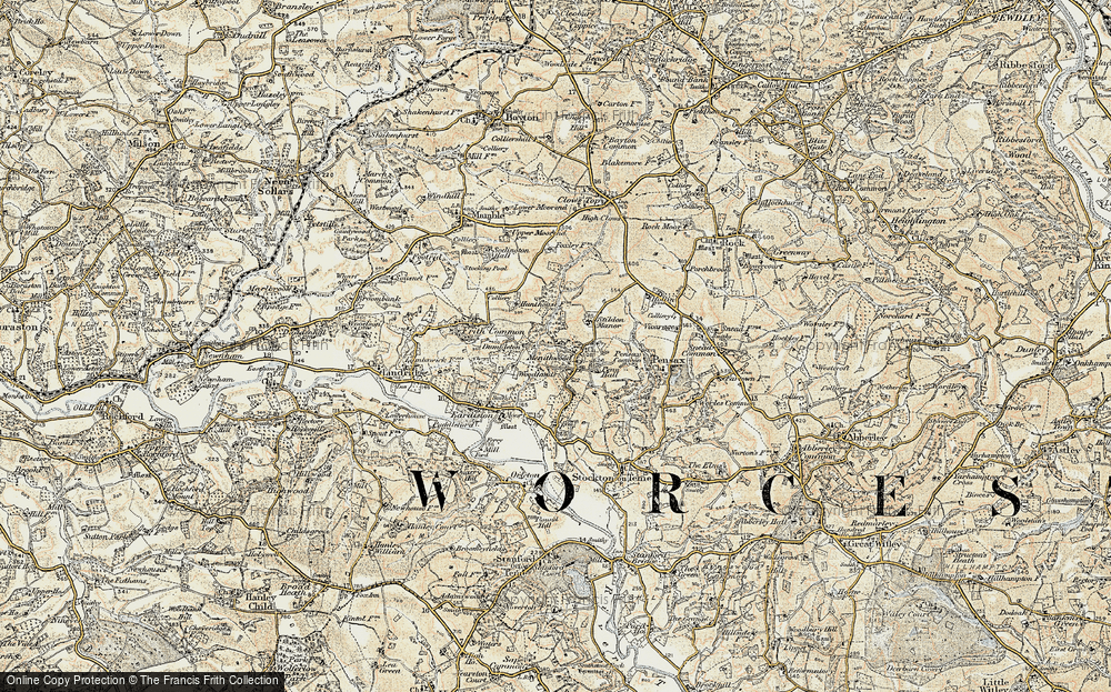 Old Map of Menithwood, 1901-1902 in 1901-1902