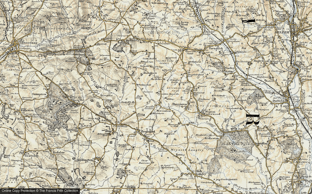 Old Map of Mercaton, 1902 in 1902