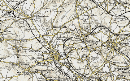 Old map of Merchant Fields in 1903