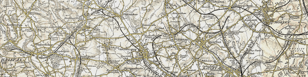 Old map of Merchant Fields in 1903