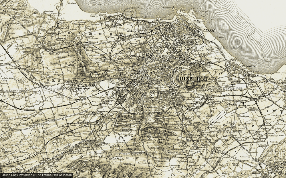 Old Map of Merchiston, 1903-1904 in 1903-1904