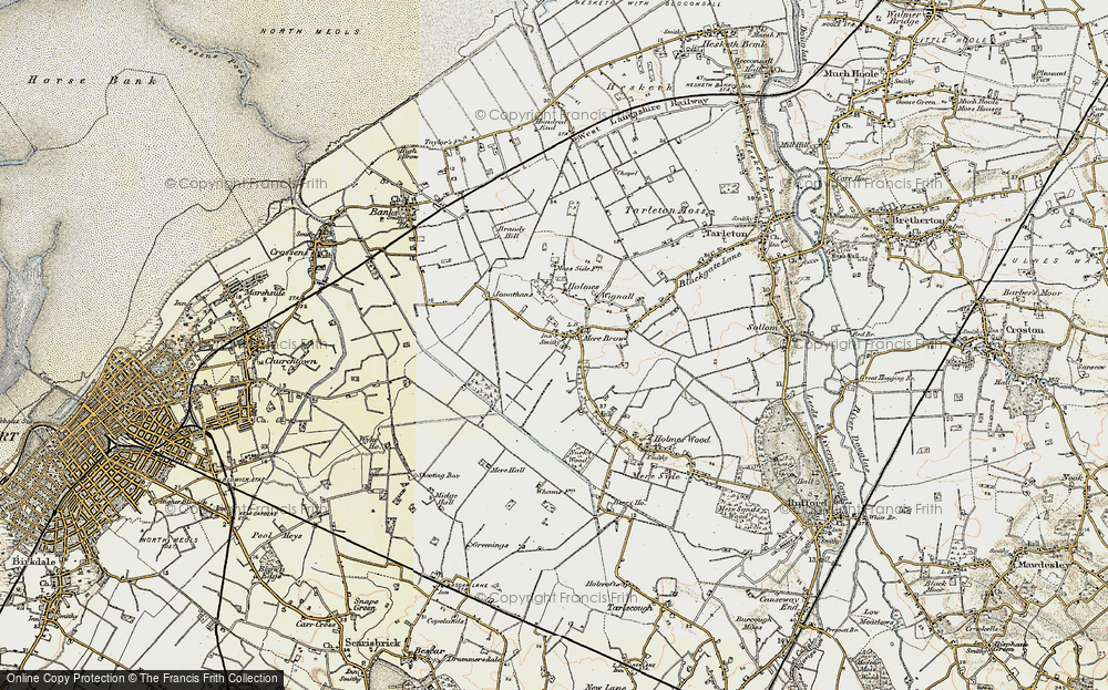 Old Map of Mere Brow, 1902-1903 in 1902-1903