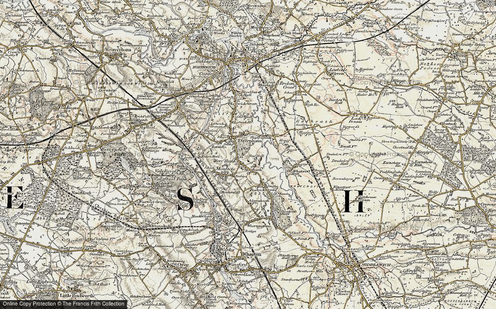 Old Map of Mere Heath, 1902-1903 in 1902-1903