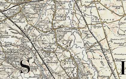Old map of Mere Heath in 1902-1903