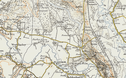 Old map of Merritown in 1897-1909