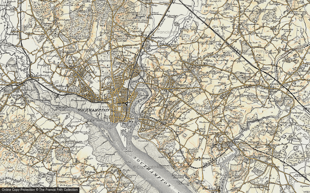 Old Map of Merry Oak, 1897-1909 in 1897-1909